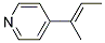 (9CI)-4-(1-甲基-1-丙烯基)-吡啶結(jié)構(gòu)式_149586-04-9結(jié)構(gòu)式