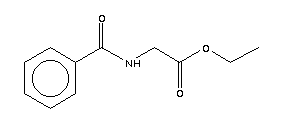 乙基馬尿酸酯結(jié)構(gòu)式_1499-53-2結(jié)構(gòu)式