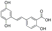 Trans-1-(3-carboxy-4-hydroxyphenyl)-2-(2,5-dihydroxyphenyl)etheneStructure,150258-63-2Structure Trans-1-(3-carboxy-4-hydroxyphenyl)-2-(2,5-dihydroxyphenyl)ethene Structure,150258-63-2Structure