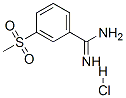 Benzenecarboximidamide,3-(methylsulfonyl)-, hydrochloride (1:1)Structure,150296-24-5Structure Benzenecarboximidamide,3-(methylsulfonyl)-, hydrochloride (1:1) Structure,150296-24-5Structure