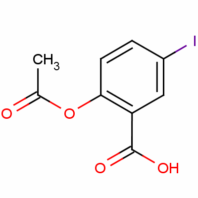 Benzoic acid,2-(acetyloxy)-5-iodo-Structure,1503-54-4Structure Benzoic acid,2-(acetyloxy)-5-iodo- Structure,1503-54-4Structure
