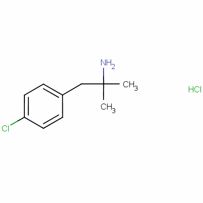 Benzeneethanamine,4-chloro-a,a-dimethyl-, hydrochloride (1:1)Structure,151-06-4Structure Benzeneethanamine,4-chloro-a,a-dimethyl-, hydrochloride (1:1) Structure,151-06-4Structure