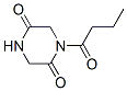(9ci)-1-(1-氧代丁基)-2,5-哌嗪二酮結(jié)構(gòu)式_151079-67-3結(jié)構(gòu)式