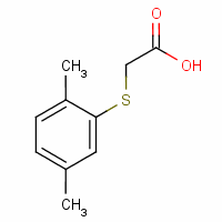 (2,5-Dimethyl-phenylsulfanyl)-acetic acidStructure,15310-87-9Structure (2,5-Dimethyl-phenylsulfanyl)-acetic acid Structure,15310-87-9Structure