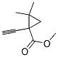 (9ci)-1-乙炔-2,2-二甲基-環(huán)丙烷羧酸甲酯結(jié)構(gòu)式_153943-63-6結(jié)構(gòu)式