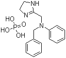 Antazoline phosphate Structure,154-68-7Structure