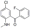 (5-Chloro-2-(methylamino)phenyl)(2-fluorophenyl)methanoneStructure,1548-36-3Structure (5-Chloro-2-(methylamino)phenyl)(2-fluorophenyl)methanone Structure,1548-36-3Structure