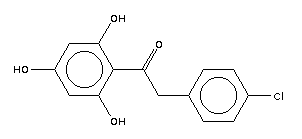 2-(4-氯苯基)-1-(2,4,6-三羥基苯基)乙酮結構式_15485-68-4結構式