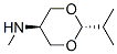 反式-(9ci)-n-甲基-2-(1-甲基乙基)-1,3-二噁烷-5-胺結(jié)構(gòu)式_154917-39-2結(jié)構(gòu)式