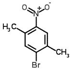 1-Bromo-2,5-dimethyl-4-nitro-benzene Structure,15540-81-5Structure