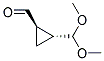 反式-(9ci)-2-(二甲氧基甲基)-環(huán)丙烷羧醛結(jié)構(gòu)式_155443-40-6結(jié)構(gòu)式