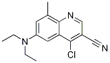 4-氯-6-(二乙基氨基)-8-甲基-3-喹啉甲腈結構式_156566-39-1結構式
