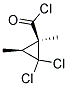 順式-(9ci)-2,2-二氯-1,3-二甲基-環(huán)丙烷羰酰氯結構式_156605-13-9結構式