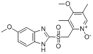 6-Methoxy-2-[[(4-methoxy-3,5-dimethyl-1-oxido-2-pyridinyl)methyl]sulfonyl]-1h-benzimidazole Structure,158812-85-2Structure