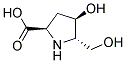 (4r,5s)-(9ci)-4-羥基-5-(羥基甲基)-D-脯氨酸結(jié)構(gòu)式_159247-18-4結(jié)構(gòu)式