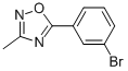 5-(3-Bromophenyl)-3-methyl-1,2,4-oxadiazoleStructure,160377-58-2Structure 5-(3-Bromophenyl)-3-methyl-1,2,4-oxadiazole Structure,160377-58-2Structure