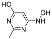 4-Pyrimidinol, 6-(hydroxyamino)-2-methyl-(8ci)Structure,16071-29-7Structure 4-Pyrimidinol, 6-(hydroxyamino)-2-methyl-(8ci) Structure,16071-29-7Structure