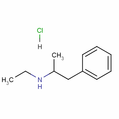 N-乙基安非他明鹽酸鹽結(jié)構(gòu)式_16105-78-5結(jié)構(gòu)式