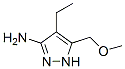 4-乙基-5-(甲氧基甲基)-1H-吡唑-3-胺結構式_161487-38-3結構式