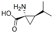 (1s,2r)-(9ci)-1-氨基-2-(1-甲基乙基)-環(huán)丙烷羧酸結(jié)構(gòu)式_162679-91-6結(jié)構(gòu)式