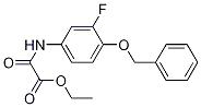 Ethyl2-((4-(benzyloxy)-3-fluorophenyl)amino)-2-oxoacetateStructure,163485-46-9Structure Ethyl2-((4-(benzyloxy)-3-fluorophenyl)amino)-2-oxoacetate Structure,163485-46-9Structure