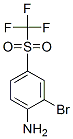2-Bromo-4-(trifluoromethylsulfonyl)benzenamineStructure,16368-43-7Structure 2-Bromo-4-(trifluoromethylsulfonyl)benzenamine Structure,16368-43-7Structure
