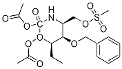 2H-1,3-oxazin-2-one, 6-1,2-bis(acetyloxy)ethyltetrahydro-4-(methylsulfonyl)oxymethyl-5-(phenylmethoxy)-, 4s-4.alpha.,5.alpha.,6.alpha.(s*)-Structure,1637-07-6Structure 2H-1,3-oxazin-2-one, 6-1,2-bis(acetyloxy)ethyltetrahydro-4-(methylsulfonyl)oxymethyl-5-(phenylmethoxy)-, 4s-4.alpha.,5.alpha.,6.alpha.(s*)- Structure,1637-07-6Structure