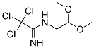 N-(2,2-二甲氧基乙基)三氯乙脒結(jié)構(gòu)式_163769-72-0結(jié)構(gòu)式