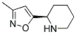 (r)-(9ci)-2-(3-甲基-5-異噁唑基)-哌啶結(jié)構(gòu)式_164351-53-5結(jié)構(gòu)式