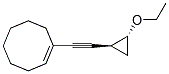 反式-(9ci)-1-[(2-乙氧基環(huán)丙基)乙炔]-環(huán)辛烯結(jié)構(gòu)式_164386-10-1結(jié)構(gòu)式