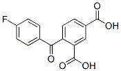 4-(4-Fluorobenzoyl)isophthalic acidStructure,1645-24-5Structure 4-(4-Fluorobenzoyl)isophthalic acid Structure,1645-24-5Structure