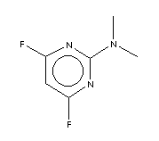 (9ci)-4,6-二氟-N,N-二甲基-2-嘧啶胺結構式_165258-63-9結構式