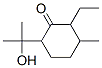 2-乙基-6-(1-羥基-1-甲基乙基)-3-甲基-環(huán)己酮結(jié)構(gòu)式_165327-19-5結(jié)構(gòu)式