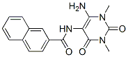 n-(6-氨基-1,2,3,4-四氫-1,3-二甲基-2,4-二氧代-5-嘧啶)-2-萘羧酰胺結構式_166115-76-0結構式