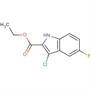 Ethyl 3-chloro-5-fluoroindole-2-carboxylateStructure,167631-23-4Structure Ethyl 3-chloro-5-fluoroindole-2-carboxylate Structure,167631-23-4Structure
