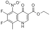 Ethyl 1-cyclopropyl-6,7-difluoro-8-methyl-5-nitro-4-oxo-1,4-dihydroquinoline-3-carboxylateStructure,167888-36-0Structure Ethyl 1-cyclopropyl-6,7-difluoro-8-methyl-5-nitro-4-oxo-1,4-dihydroquinoline-3-carboxylate Structure,167888-36-0Structure