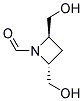 1-Azetidinecarboxaldehyde, 2,4-bis(hydroxymethyl)-, (2r-trans)-(9ci)Structure,168648-14-4Structure 1-Azetidinecarboxaldehyde, 2,4-bis(hydroxymethyl)-, (2r-trans)-(9ci) Structure,168648-14-4Structure