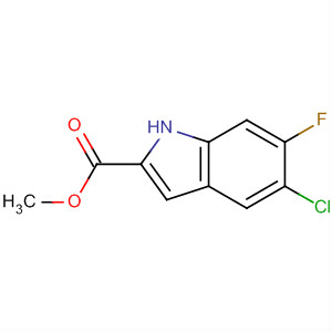 Methyl 5-chloro-6-fluoroindole-2-carboxylateStructure,169674-14-0Structure Methyl 5-chloro-6-fluoroindole-2-carboxylate Structure,169674-14-0Structure