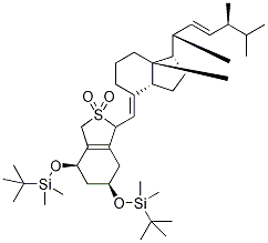 (3S)-1,3-bis-o-tert-butyldimethylsilyl 3-hydroxy vitamin d2 so2 adductStructure,170081-46-6Structure (3S)-1,3-bis-o-tert-butyldimethylsilyl 3-hydroxy vitamin d2 so2 adduct Structure,170081-46-6Structure