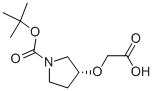 (R)-3-(carboxymethoxy)-1-pyrrolidinecarboxylic acid 1-(1,1-dimethylethyl)esterStructure,170097-85-5Structure (R)-3-(carboxymethoxy)-1-pyrrolidinecarboxylic acid 1-(1,1-dimethylethyl)ester Structure,170097-85-5Structure