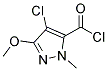 1H-pyrazole-5-carbonyl chloride, 4-chloro-3-methoxy-1-methyl-(9ci)Structure,170788-56-4Structure 1H-pyrazole-5-carbonyl chloride, 4-chloro-3-methoxy-1-methyl-(9ci) Structure,170788-56-4Structure