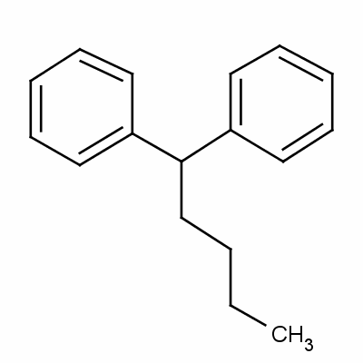 1,1-DiphenylpentaneStructure,1726-12-1Structure 1,1-Diphenylpentane Structure,1726-12-1Structure