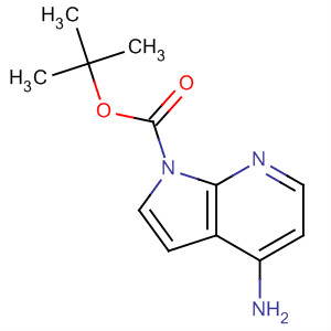 4-氨基-1H-吡咯并[2,3-b]吡啶-1-羧酸 1,1-二甲基乙酯結(jié)構(gòu)式_173898-20-9結(jié)構(gòu)式