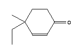 4-Ethyl-4-methyl cyclohex-2-enoneStructure,17429-32-2Structure 4-Ethyl-4-methyl cyclohex-2-enone Structure,17429-32-2Structure