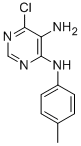 6-氯-N4-(4-甲基苯基)-4,5-嘧啶二胺結(jié)構(gòu)式_17465-94-0結(jié)構(gòu)式