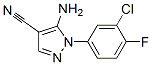 5-Amino-1-(3-chloro-4-fluorophenyl)-4-cyanopyrazoleStructure,175135-53-2Structure 5-Amino-1-(3-chloro-4-fluorophenyl)-4-cyanopyrazole Structure,175135-53-2Structure