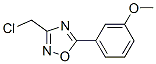 3-(Chloromethyl)-5-(3-methoxyphenyl)-1,2,4-oxadiazoleStructure,175205-62-6Structure 3-(Chloromethyl)-5-(3-methoxyphenyl)-1,2,4-oxadiazole Structure,175205-62-6Structure