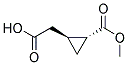 反式-(9ci)-2-(甲氧基羰基)-環(huán)丙烷乙酸結(jié)構(gòu)式_175221-16-6結(jié)構(gòu)式