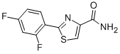 2-(2,4-Difluorophenyl)thiazole-4-carboxamideStructure,175276-97-8Structure 2-(2,4-Difluorophenyl)thiazole-4-carboxamide Structure,175276-97-8Structure