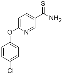 6-(4-Chlorophenoxy)pyridine-3-carbothioamideStructure,175277-58-4Structure 6-(4-Chlorophenoxy)pyridine-3-carbothioamide Structure,175277-58-4Structure